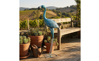 Metal Flamingos Statue Metalwork Flamingos Garden Statue for Courtyard, Wedding