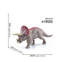Triceratops Figurine Realistic Triceratops Model Dinosaur Figurine Plastic Dinosaur Figure Accurate for Collectors, Shelf Decor