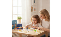 CVC Phonics Toy with Flashcards Literacy Word Building Kit Educational Letter Matching Game Interactive for Kindergarteners