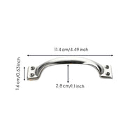 Stainless Steel Handle, Aluminum Alloy Cabinet Pull, Drawer Door Handle, sturdy, rust-resistant, easy to install