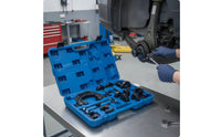 Bushing Press Kit with Case Precision-Machined Bushing Tool Kit with Case Professional for Mechanics, Garage