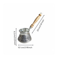 Turkish Coffee Pot Copper Pot with Long Handle Stovetop Turkish Coffee Maker for Home