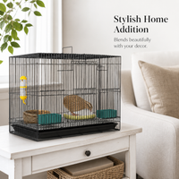 Foldable Indoor Rabbit Cage with Toilet for Guinea Pigs, Hamsters, and Dwarf Rabbits