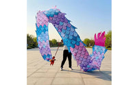 Colorful Dragon Dance Set Vibrant Dragon Dance Prop Traditional Cultural Performance Gear Lightweight for Performers