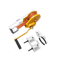Wire Drawing Tool with Hand Crank Tabletop Benchtop Wire Drawing Tool Secure for Metalworking