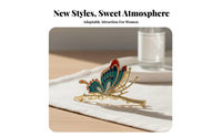 Fastener Strong Hold Hair Fastener Big Metal Hair Jaw Elegant Design Enamel Finish for Teenagers, Day-to-Day Wear, Weddings