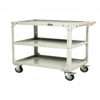High Load Capacity Heavy Duty Tool Cart Versatile Multi-Layer Rolling Trolley All-Steel Construction Workshop Service Cart Locking Caster Wheels for Factory Workers, Warehouse Personnel, Mechanics, Repair Shop, Garage