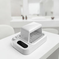 Nail Dust Collector Lightweight Manicure Vacuum Cleaner Nail Dust Extractor Powerful Adjustable Suction for Manicurists