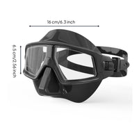 Diving Mask Comfortable Fit Nose Cover Diving Goggles Clear Underwater View Water Sports Gear for Freedivers, Snorkelers, Snorkeling, Swimming