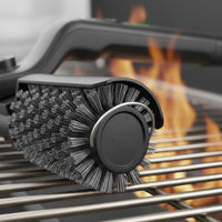 Electric Grill Brush Heavy Oil Removal Electric Barbecue Brush Cordless Energy-Efficient Grill Scrubber for Outdoor Grilling, Camping