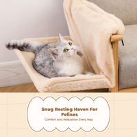 Cat Swing Bed, Plush Hanging, Winter Warmth Enclosure