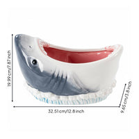 Shark Sushi Plate Japanese Oceanic Style Sushi Tray Resistant Tableware for Dining Table, Kitchen Decor, Restaurant