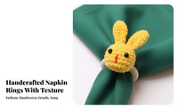 Easter Napkin Holder Holiday Themed Napkin Holder Decorative Tableware Accessory for Restaurant Owners, Party Hosts, Restaurants, Banquet, Parties