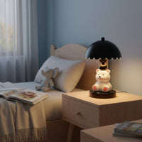Adorable Design Bear Table Lamp Creative Design Cartoon Bear Night Light Decorative Accent Cute Desk Lamp Soothing Radiance for Children, Bedroom