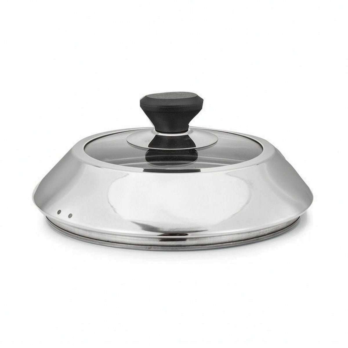 Domed Grill Dome Brushed Griddle Dome Compact Food Cover with Knob Versatile for Home Cooks
