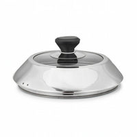 Domed Grill Dome Brushed Griddle Dome Compact Food Cover with Knob Versatile for Home Cooks