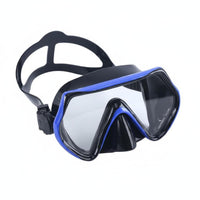 Panoramic View Nose Cover Snorkel Mask High Clarity Silicone Diving Mask Foldable Water Sports Gear for Snorkeling