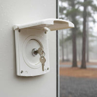 RV Potable Water Fill Inlet Travel Trailer Water Reservoir Inlet Single-Hand Function Installation Kit Included for Boat