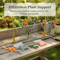 Plant Support Clips for Climbing Vines, Tomatoes, and Garden Plants