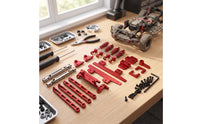 RC Replacement RC Car Parts with Hardware Metal Dampening System Kit for Hobbyists