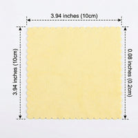 Fuzz Cloth Ceramic Coating Cloth for Even Application, 10cm X 10cm Low-Absorbency Fabric, Wave-Resistant Finish for Automotive Detailing