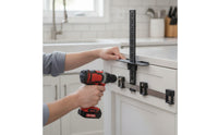 Cabinet Hardware Jig Adjustable Cabinet Handle Jig High Precision Tool for Carpenters, Workshop