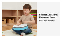 hand drumly auditory developmently Education Tool Tambourine Rhythm Training Hand Drum Child-Safe Percussion Instrument Family Bonding Activity for Children, Music educators, Kindergarten, Preschool, Classroom, fun time