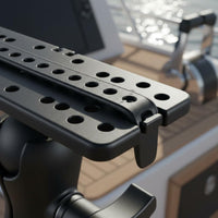 360-Degree Rotation Marine Detector Mount Heavy Duty Marine Detector Bracket Mount Bracket AMPS Hole Pattern for Anglers, Boaters