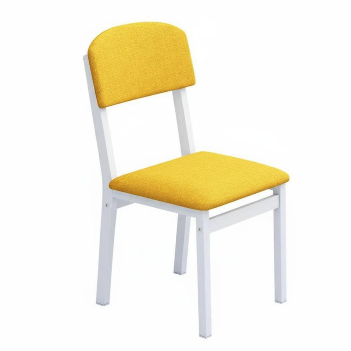 4 Pieces Easy To Clean Modern Dining Chair Thickened Seat Board Simple Backrest Chair Anti-Slip Foot Pads Restaurant Stool Welded Support Bar for Homeowners, Families, Business Owners, Cafe, Home, Hotel
