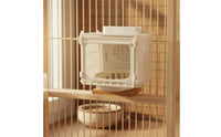 Easy Observation Hatching Box for Small Birds Ventilated Design Plastic Bird Breeding Box for Aviary