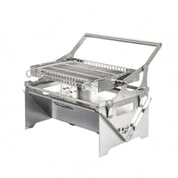 Foldable Barbecue Grill Flip-up Stainless Steel Grill Heat Resistant Outdoor Cooking Gear