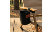 Textured Material Camping Chair Cup Holder uncoveredTop Camping Chair Drink Holder Fastening Strap Outdoor Accessory Strap Loop Loop
