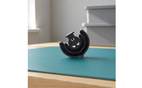 Central Opening Mounting Tab Wheel Ridged Edge Keyboard Wheel Curved