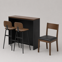 bar table with stools
