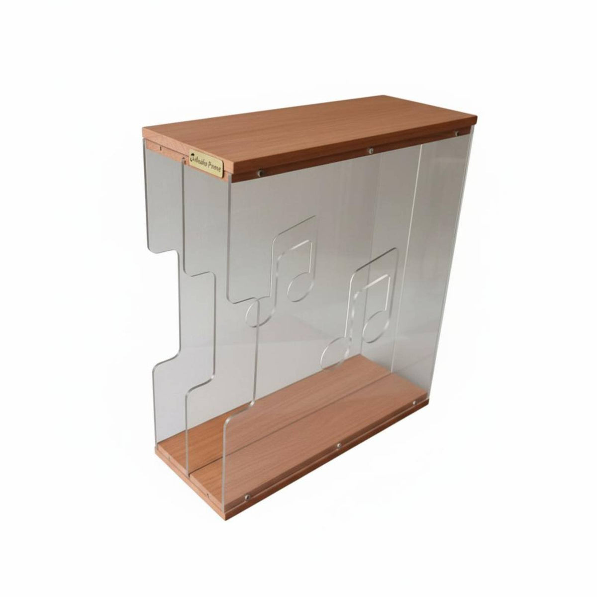 Vinyl Record Holder Desktop Organizer Elegant Display for Home Listening
