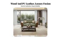 3 Pieces Sofa, Coffee Table, and TV Stand Set New Chinese design TV Stand and Coffee Table Combo Luxury Design Living Room Furniture for Families, Den