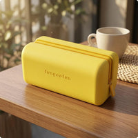 Structured Cosmetic Bag Portable Zipper Makeup Bag Rounded Personal Storage