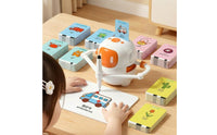 Guided Drawing Robot with Cards Learning Drawing Robot Toy Creative Doodle Bot Fine Motor Skills for Preschoolers, Homeschool