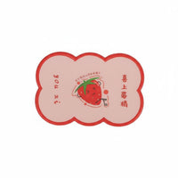 Cute Fruit Car Mat Decorative Car Dashboard Non-Slip Mat Reusable for Girls, Women