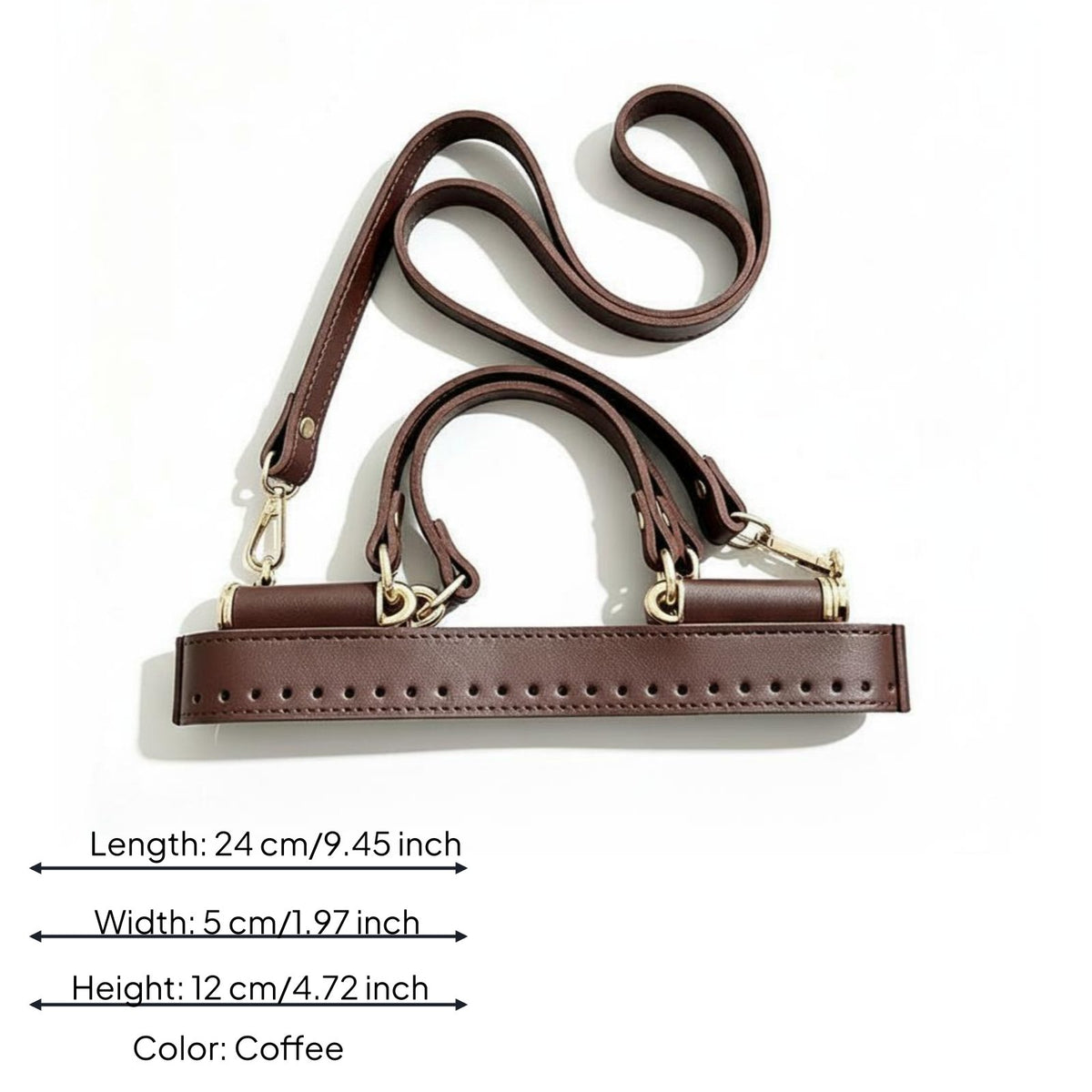 Straw Bag Handle Set Detachable Woven Tote Strap Kit Long-Lasting