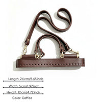 Straw Bag Handle Set Detachable Woven Tote Strap Kit Long-Lasting