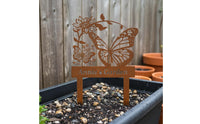 Butterfly Flower Stake Sturdy Floral Butterfly Garden Stake Waterproof Outdoor Yard Decorations