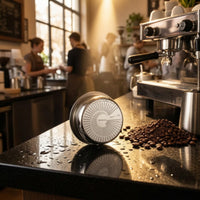 304 Stainless Steel Espresso Portafilter Basket 58mm Filter Basket Straight Wall Design for Baristas, Home Cafe