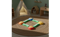 8 Pieces Balance Stepping Stones with Lights Musical Sensory Crossing Stones Active Coordination Toy for Young Children