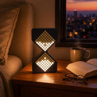 Lamp Adjustable Brightness sandglass Lamp USB-Powered Room Decor for Ambience Light, Desk Display