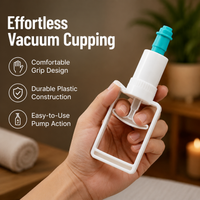Cupping Hand Pump for Home Use Manual Cupping Set Muscle Recovery Tension Relief