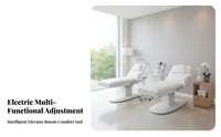 Handheld Controller Control Electric Beauty Bed Heavy-Duty Steel Frame Actuator Ized Facial Bed Ergonomic Design Adjustable Massage Table Skin-Friendly Upholstery for Lash Technicians, Estheticians, Medical Aestheticians, Medical Facility