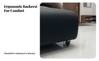 Light Luxury Design Low-Height Roller Seat 360-Degree Swivel Wheels Upholstered Caster Chair Comfortable Padding Rolling Stool Strong Load Capacity for Children, Seniors, Beauticians, Entryway, Living Room, Bedroom, Playroom