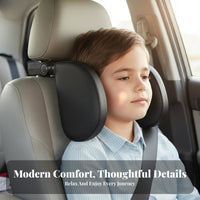 U-Shaped Car Sleeping Pillow Viscoelastic Foam Adjustable Car Headrest Pillow Travel Companion Headrest Ergonomic Design Travel
