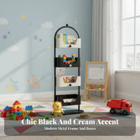 Multi-Tier Flower Pot Stand Hanging Rod Included Multi-Tier Plant Stand